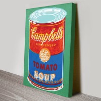 Campbells Soup Pop Art Canvas Print Wall Hanging Giclee Andy Warhol BIG 61x81cm   332321237519